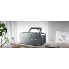 Muse M-30BT Φορητό Ηχοσύστημα με Ραδιόφωνο / USB σε Μαύρο Χρώμα